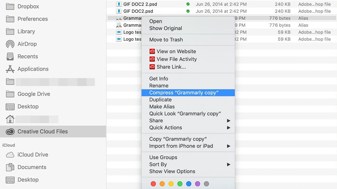 zip files on mac for windows machine